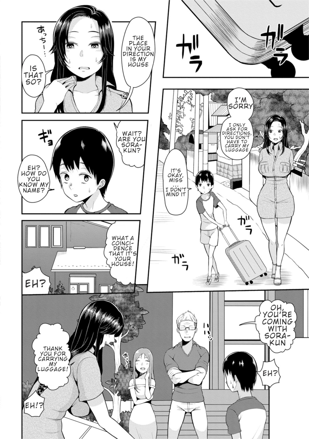 Hentai Manga Comic-Freeloader College Girl and Shota Boy-Read-2